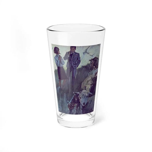 The Five-Shilling Bride, Chatelaine, October 1964 (Magazine Illustration) Pint Glass 16oz 16oz - Go Mug Yourself