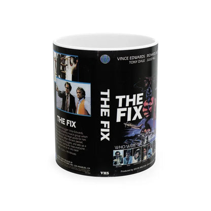 THE FIX (VHS COVER) - White Coffee Mug 11oz - Go Mug Yourself