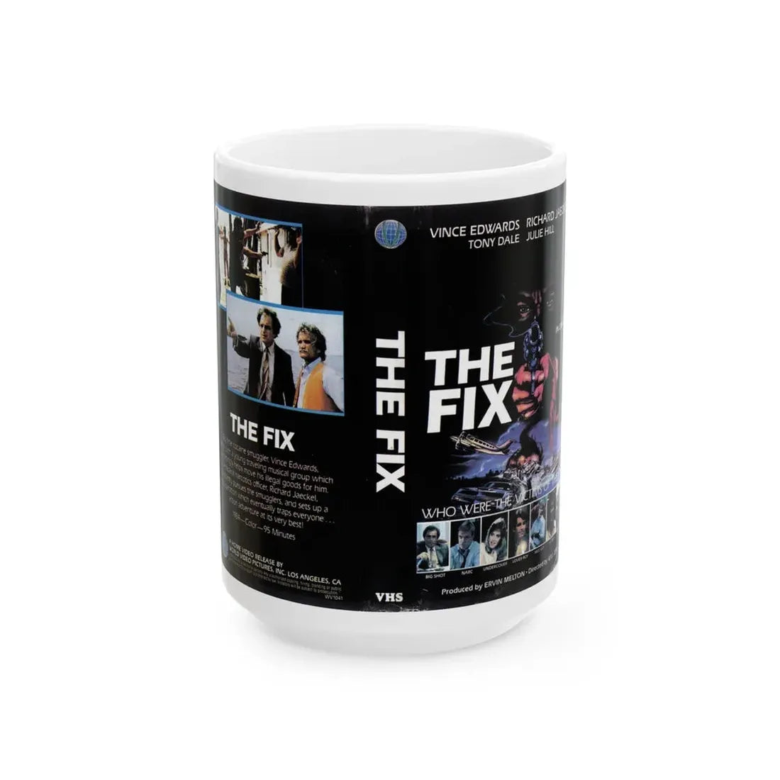 THE FIX (VHS COVER) - White Coffee Mug 15oz - Go Mug Yourself