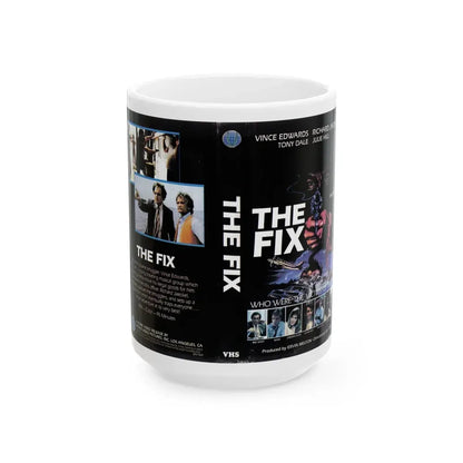 THE FIX (VHS COVER) - White Coffee Mug 15oz - Go Mug Yourself