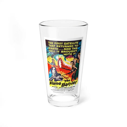 THE FLAME BARRIER 1958 Movie Poster - Pint Glass 16oz 16oz - Go Mug Yourself