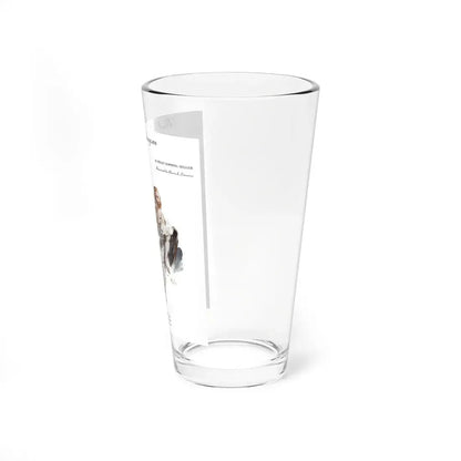 The Flaming Gahagans (Pt. 1), Ladies' Home Journal, February 1933 (Magazine Illustration) Pint Glass 16oz - Go Mug Yourself