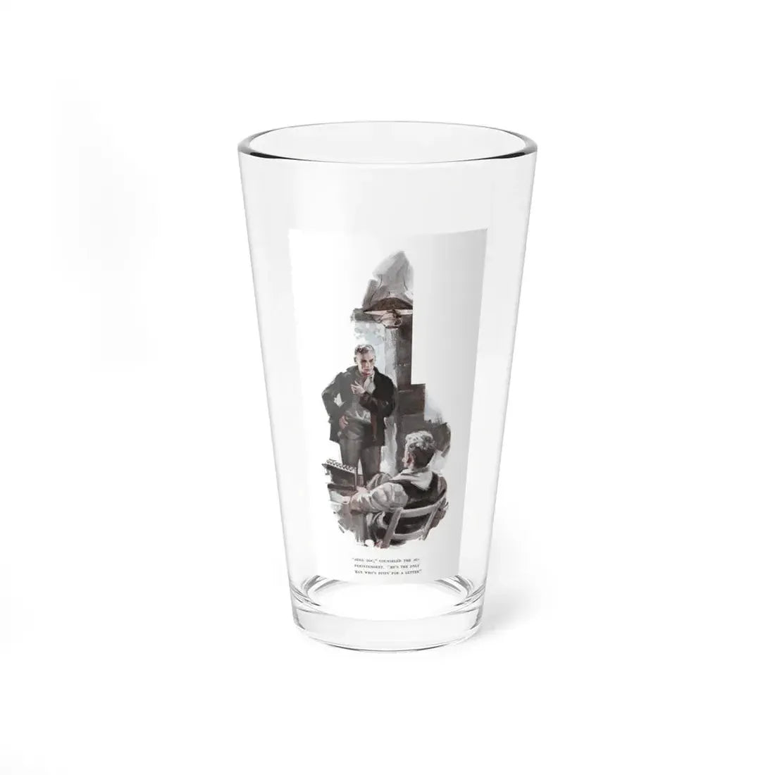 The Flaming Gahagans (Pt. 5-1), Ladies' Home Journal, June 1933 (Magazine Illustration) Pint Glass 16oz 16oz - Go Mug Yourself