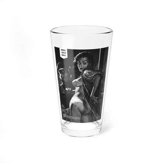The Fleet-Wrecking Russian Nymph Who Staked Out a U.S. Naval Base, Man's World, October 1962 (Magazine Illustration) Pint Glass 16oz 16oz - Go Mug Yourself