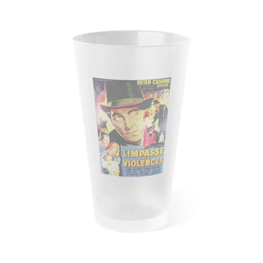 THE FLESH AND THE FIENDS (FRENCH) (2) 1960 Movie Poster - Frosted Pint Glass 16oz 16oz Frosted - Go Mug Yourself