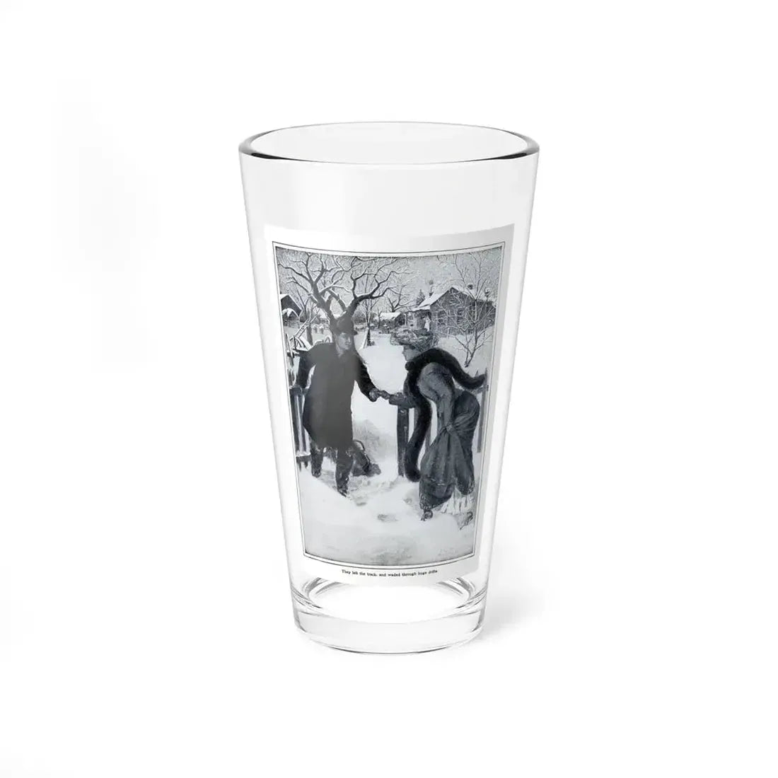 The Flight of Fenella (2), Woman's Home Companion, January 1903 (Magazine Illustration) Pint Glass 16oz 16oz - Go Mug Yourself