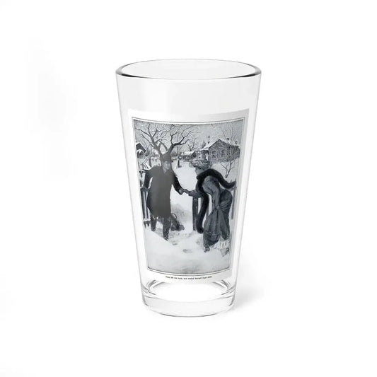The Flight of Fenella (2), Woman's Home Companion, January 1903 (Magazine Illustration) Pint Glass 16oz 16oz - Go Mug Yourself