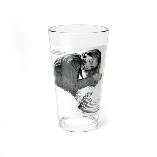 The Flight (Pt. 2), Good Housekeeping, April 1949 (Magazine Illustration) Pint Glass 16oz 16oz - Go Mug Yourself