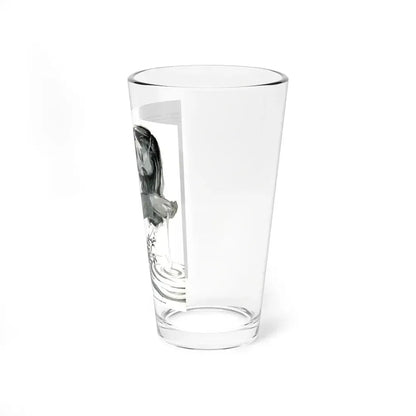 The Flight (Pt. 2), Good Housekeeping, April 1949 (Magazine Illustration) Pint Glass 16oz - Go Mug Yourself