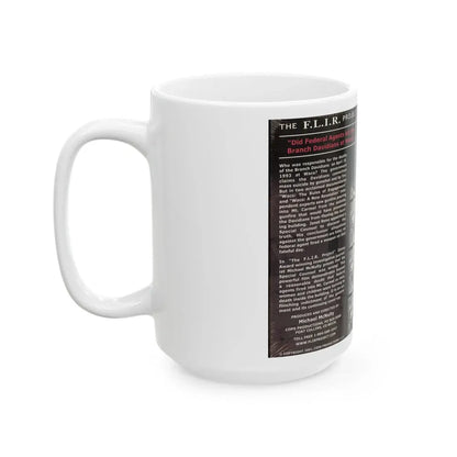 THE FLIR PROJECT (VHS COVER) - White Coffee Mug - Go Mug Yourself