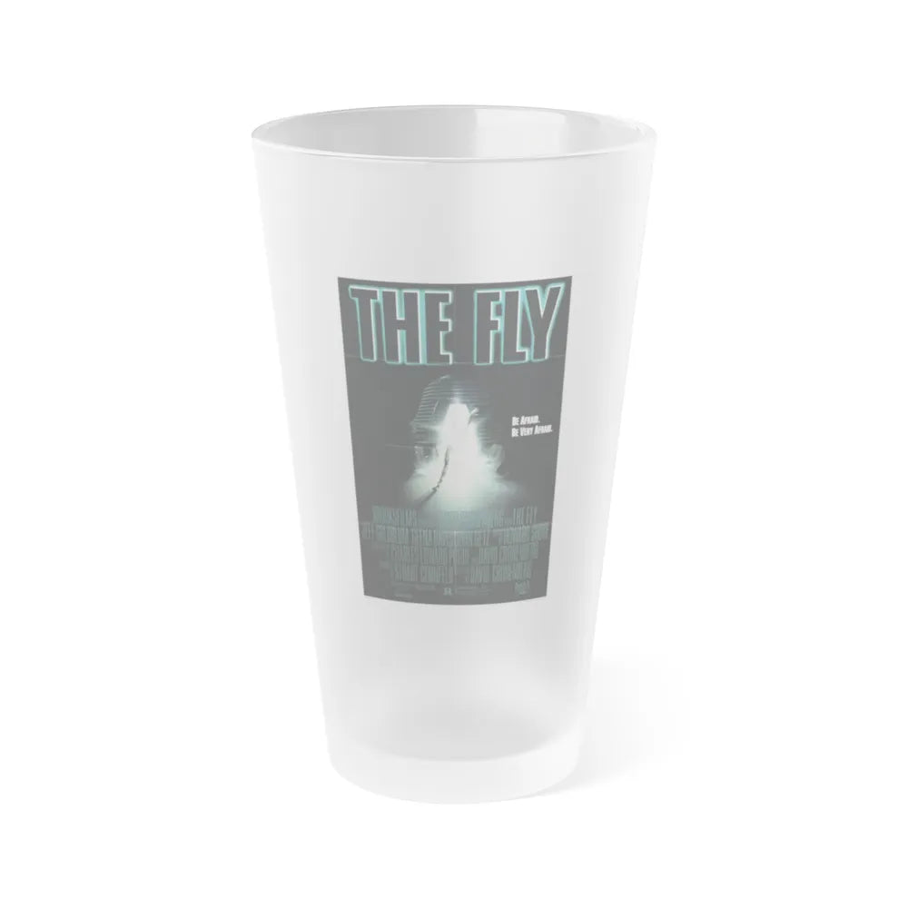 THE FLY 1986 Movie Poster - Frosted Pint Glass 16oz-16oz-Frosted-Go Mug Yourself