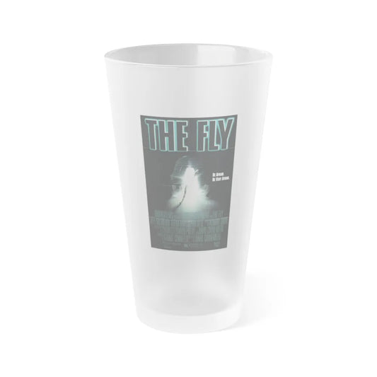 THE FLY 1986 Movie Poster - Frosted Pint Glass 16oz-16oz-Frosted-Go Mug Yourself