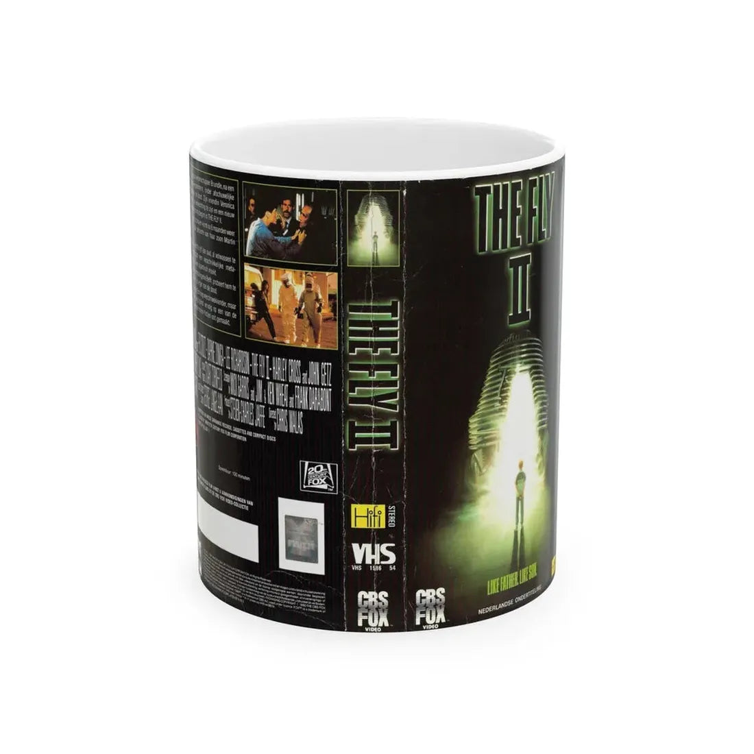 THE FLY 2 (VHS COVER) - White Coffee Mug 11oz - Go Mug Yourself