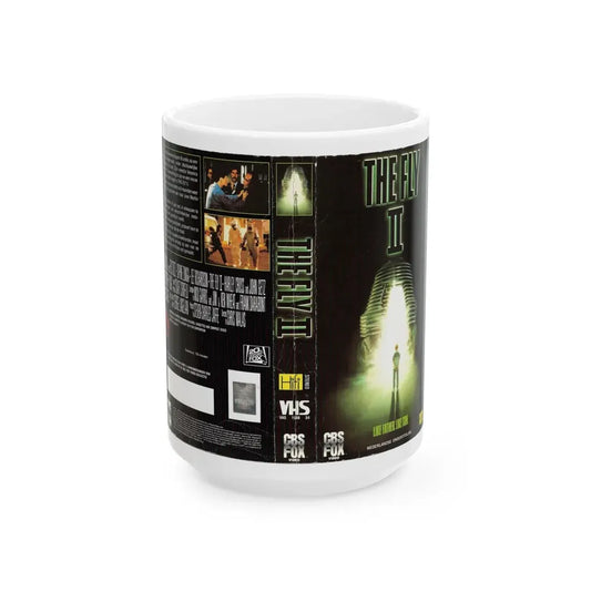 THE FLY 2 (VHS COVER) - White Coffee Mug 15oz - Go Mug Yourself
