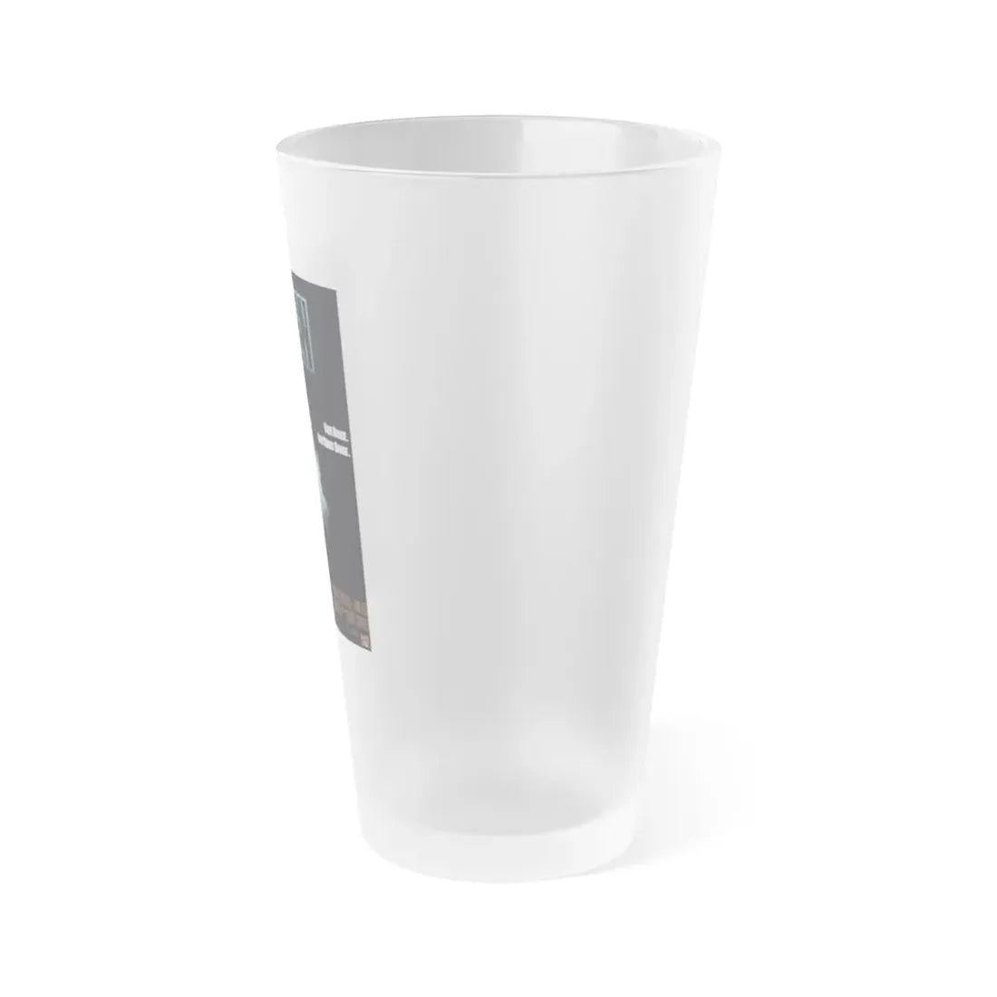 THE FLY (DANISH) 1986 Movie Poster - Frosted Pint Glass 16oz - Go Mug Yourself