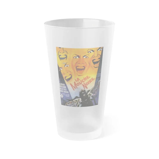 THE FLY (FRENCH) 1958 Movie Poster - Frosted Pint Glass 16oz 16oz Frosted - Go Mug Yourself