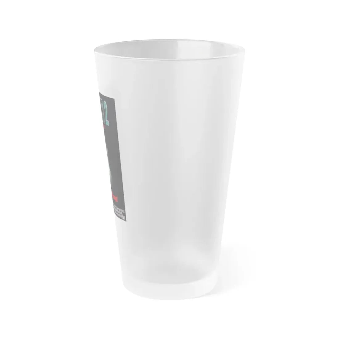 THE FLY II (DANISH) 1989 Movie Poster - Frosted Pint Glass 16oz - Go Mug Yourself