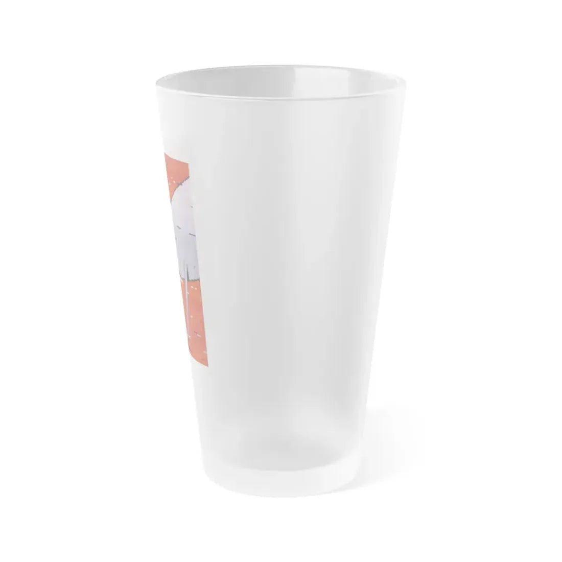 THE FLY (POLISH) 1986 Movie Poster - Frosted Pint Glass 16oz - Go Mug Yourself