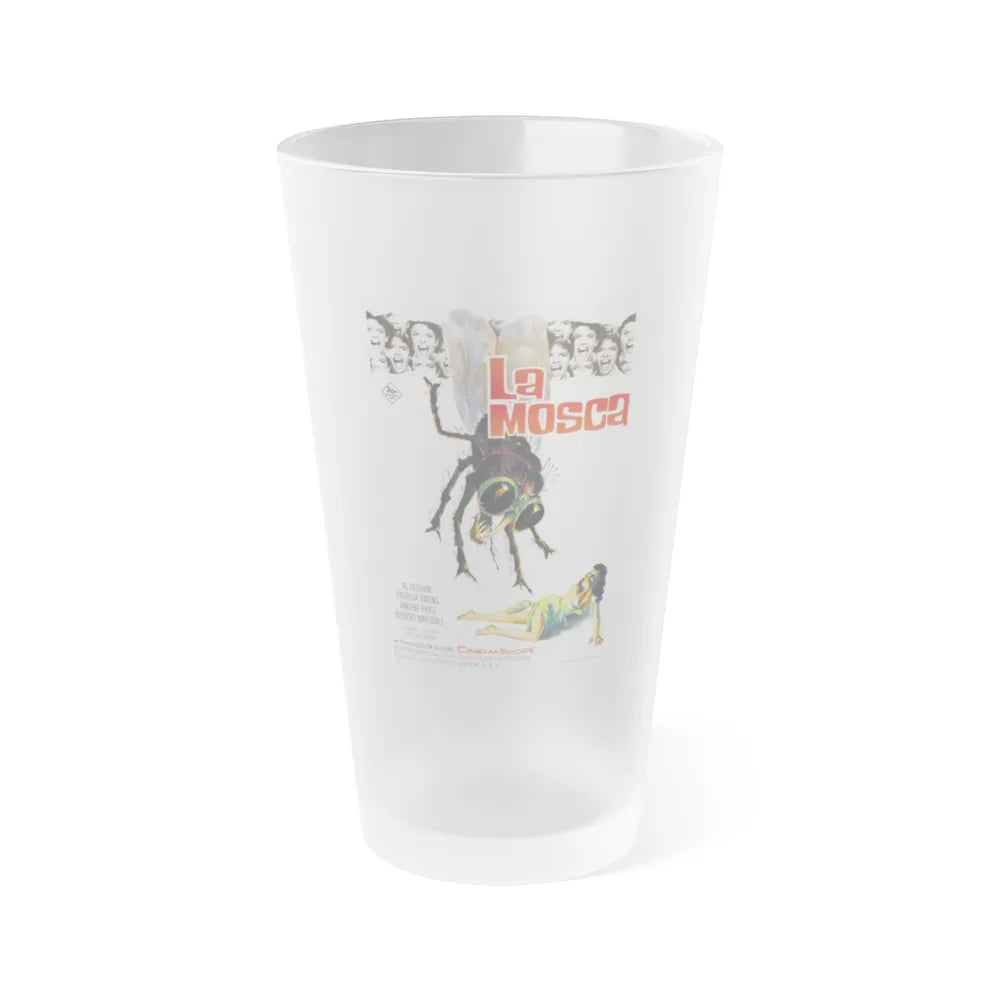 THE FLY (SPANISH) 1958 Movie Poster - Frosted Pint Glass 16oz-16oz-Frosted-Go Mug Yourself