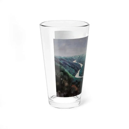 The Flying Life, interior magazine illustration (Magazine Illustration) Pint Glass 16oz - Go Mug Yourself