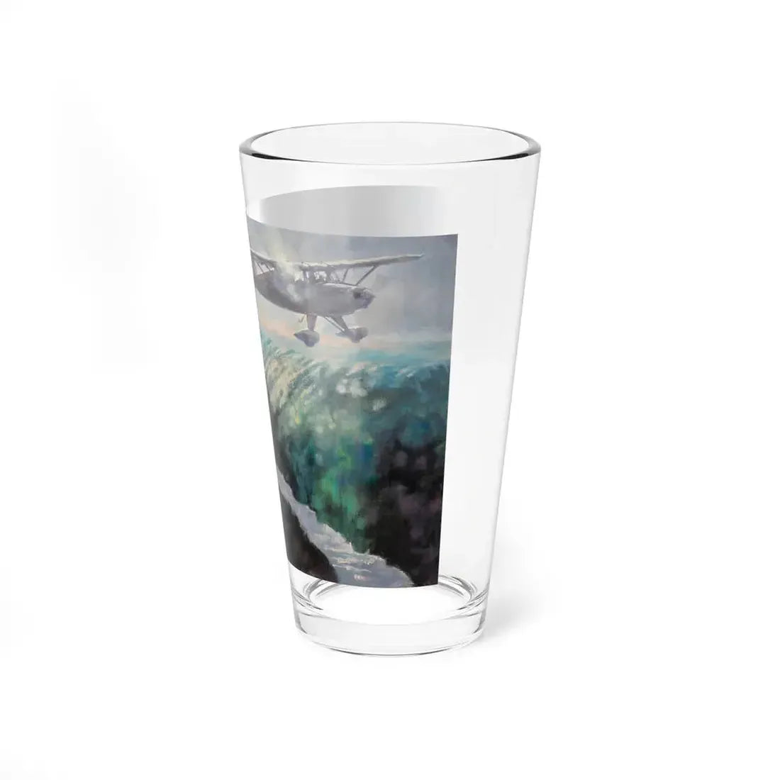 The Flying Life, interior magazine illustration (Magazine Illustration) Pint Glass 16oz - Go Mug Yourself