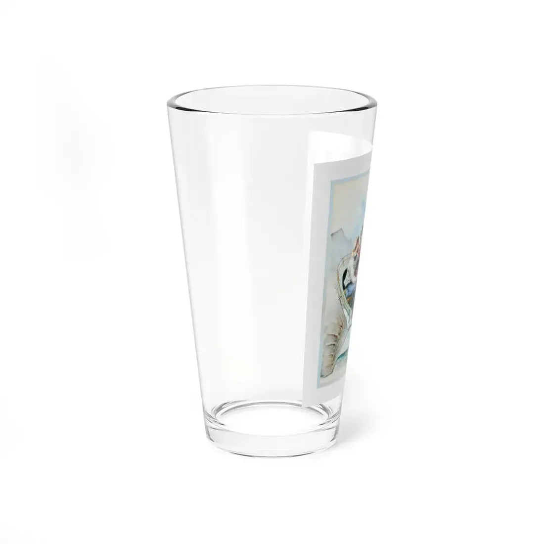 The Flying Machine, magazine cover, 1895 (Magazine Illustration) Pint Glass 16oz - Go Mug Yourself