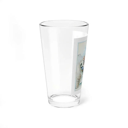 The Flying Machine, magazine cover, 1895 (Magazine Illustration) Pint Glass 16oz - Go Mug Yourself