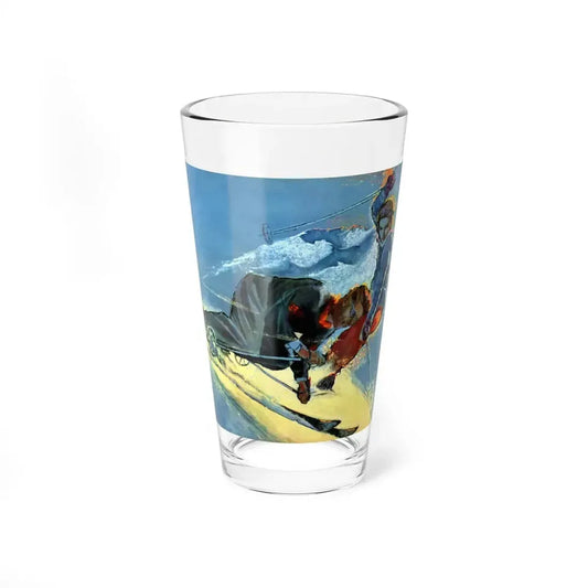 The Flying Scotsman by David Walker, Homes And Gardens, 1962 (Magazine Illustration) Pint Glass 16oz 16oz - Go Mug Yourself