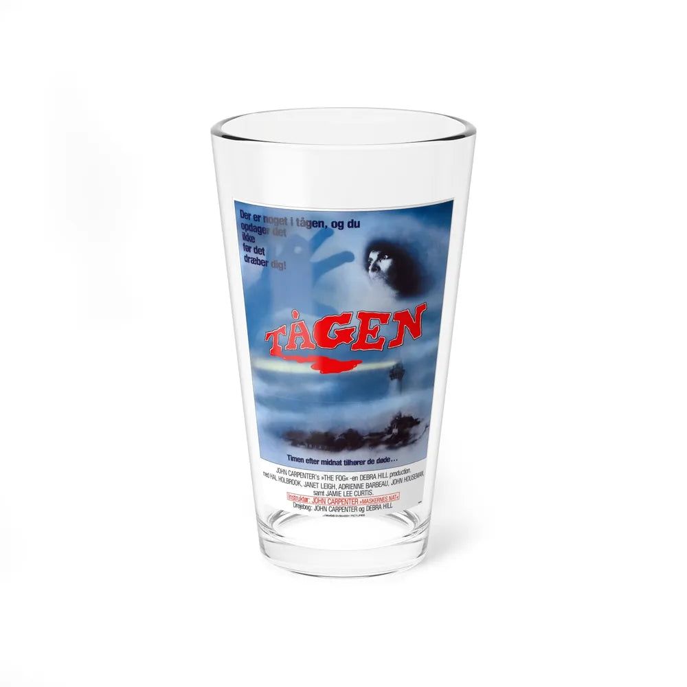 THE FOG (DANISH) 1980 Movie Poster - Pint Glass 16oz-16oz-Go Mug Yourself