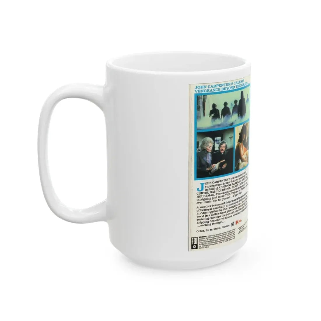 THE FOG (VHS COVER) - White Coffee Mug - Go Mug Yourself