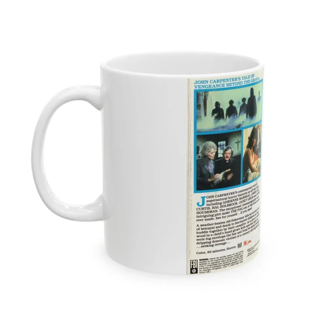 THE FOG (VHS COVER) - White Coffee Mug - Go Mug Yourself