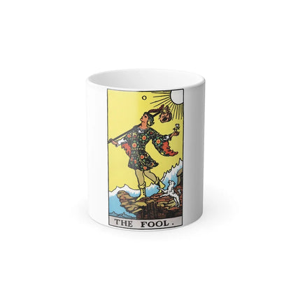 The Fool (Tarot Card) Color Changing Mug 11oz-11oz-Go Mug Yourself