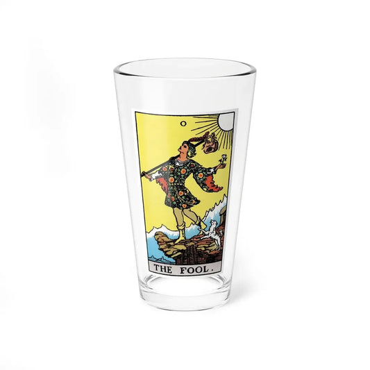 The Fool (Tarot Card) Pint Glass 16oz 16oz - Go Mug Yourself