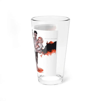 The Footprint of Cinderella (1), Redbook, February 1931 (Magazine Illustration) Pint Glass 16oz - Go Mug Yourself