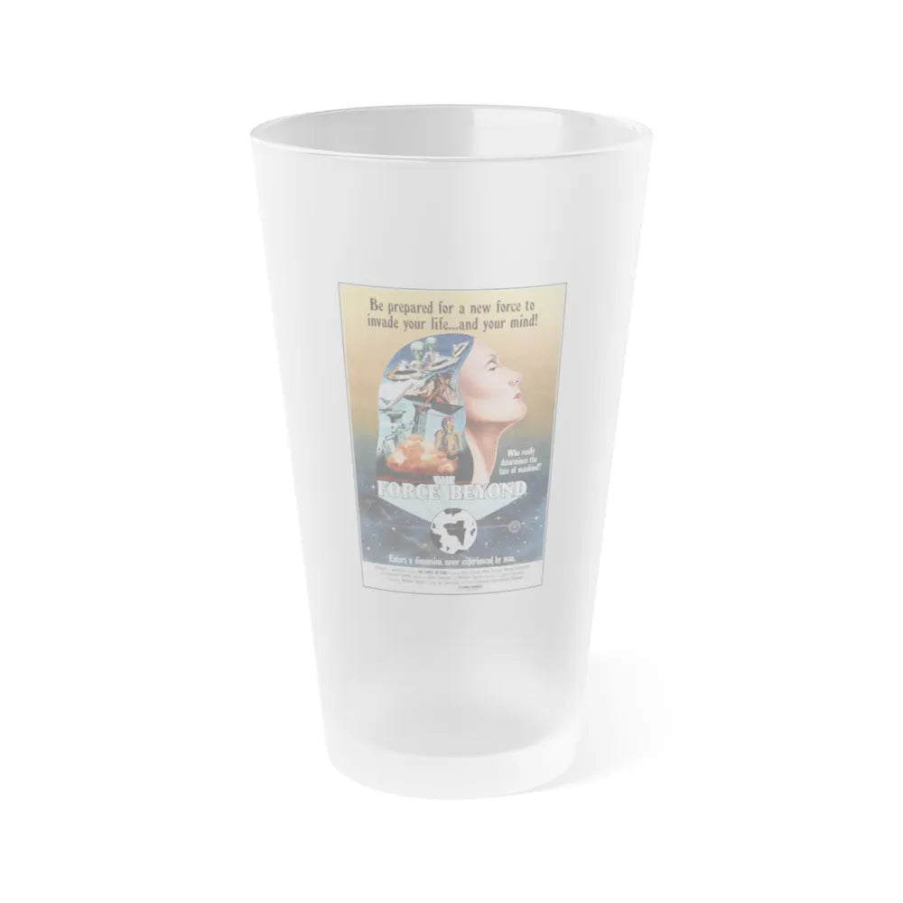 THE FORCE BEYOND 1977 Movie Poster - Frosted Pint Glass 16oz-16oz-Frosted-Go Mug Yourself