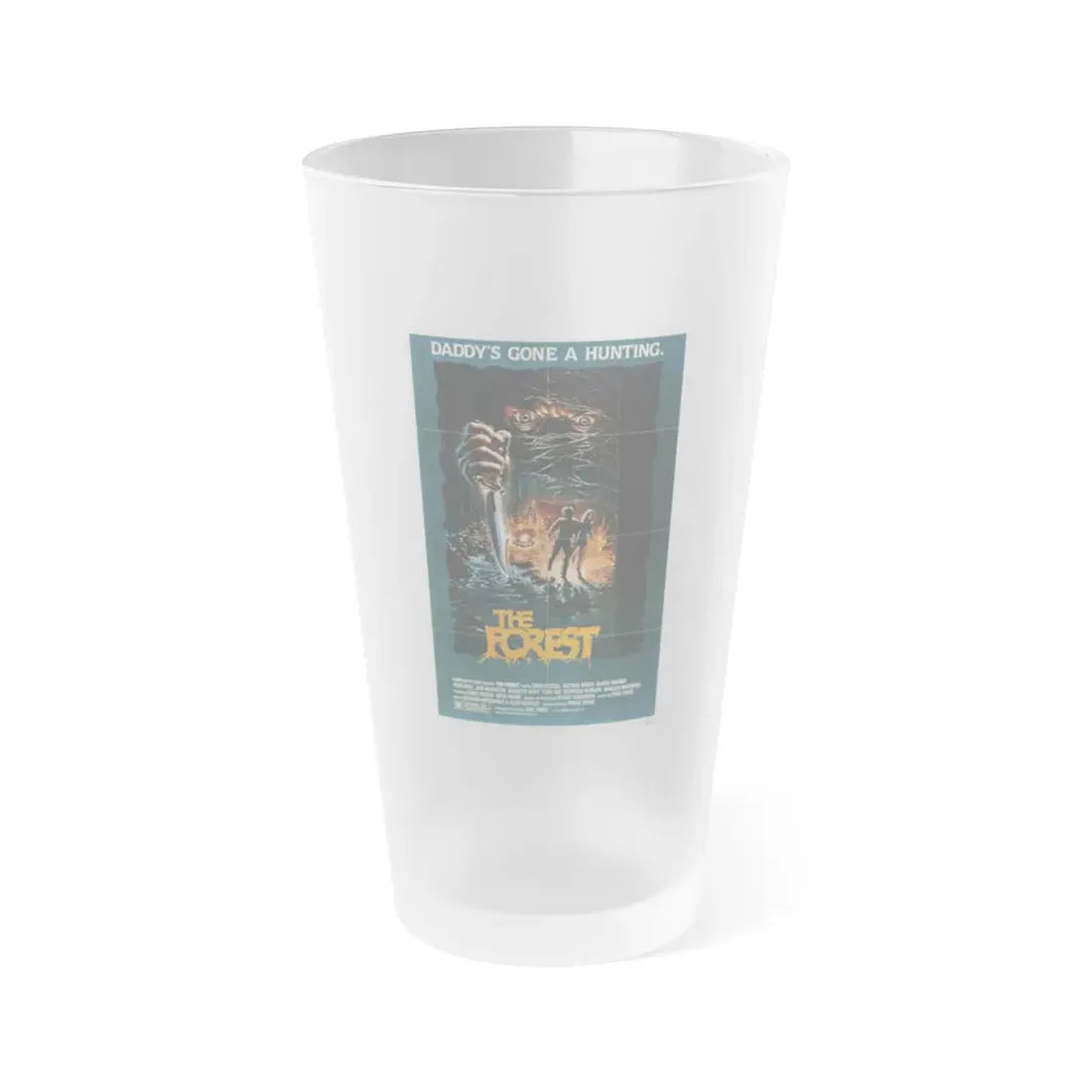 THE FOREST 1982 Movie Poster - Frosted Pint Glass 16oz 16oz Frosted - Go Mug Yourself