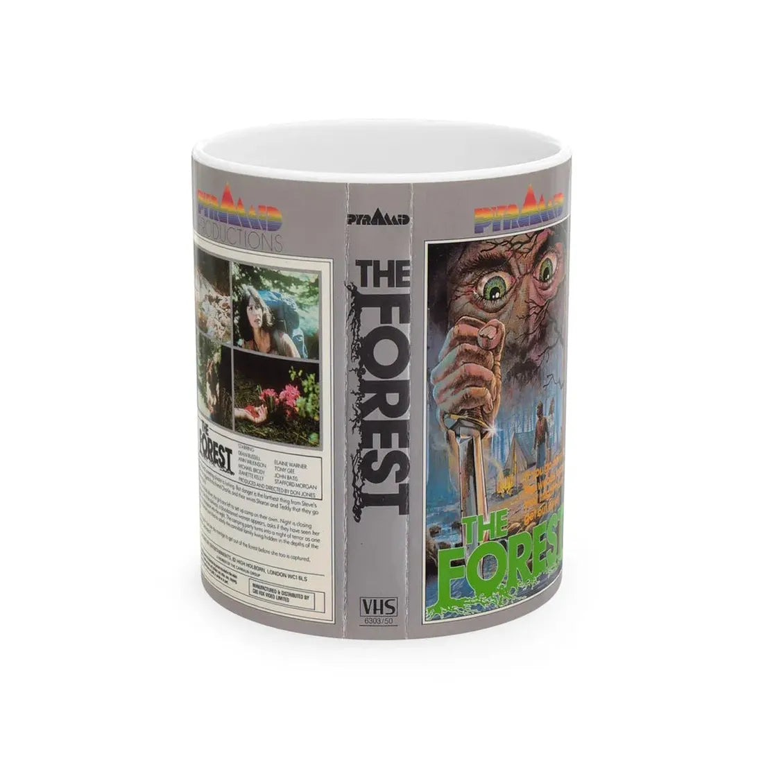 THE FOREST (VHS COVER) - White Coffee Mug 11oz - Go Mug Yourself