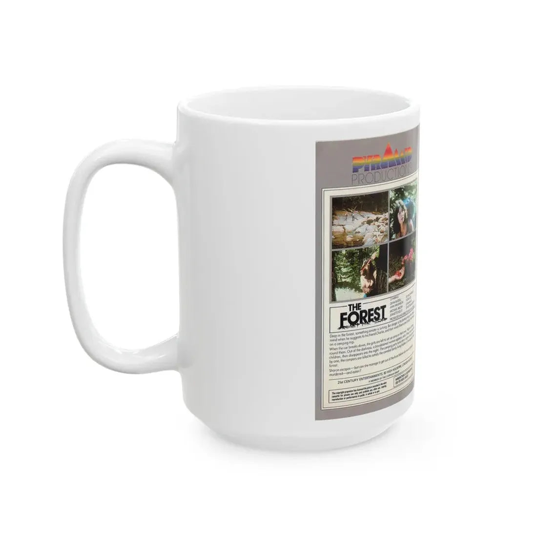 THE FOREST (VHS COVER) - White Coffee Mug - Go Mug Yourself