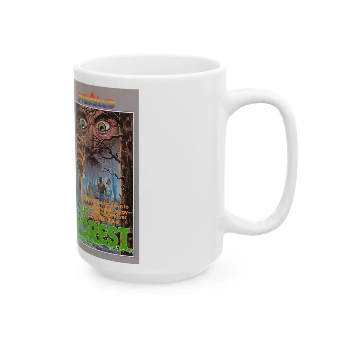 THE FOREST (VHS COVER) - White Coffee Mug - Go Mug Yourself