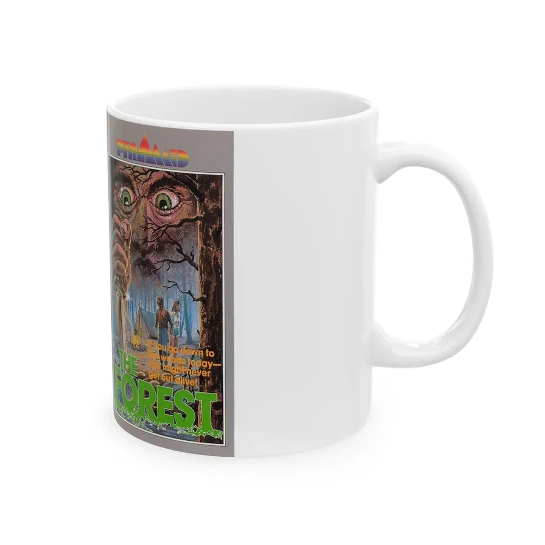 THE FOREST (VHS COVER) - White Coffee Mug - Go Mug Yourself