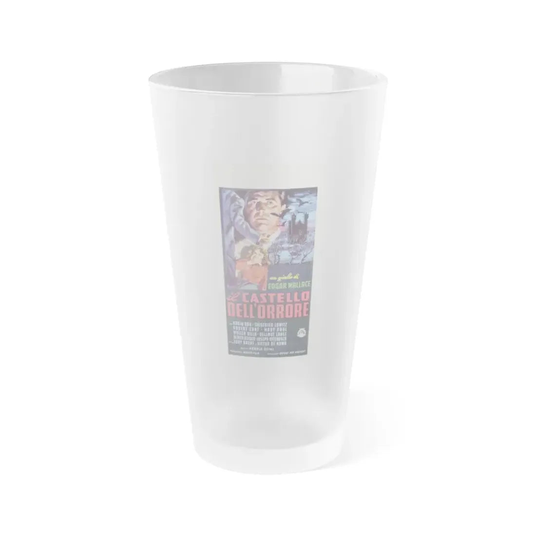 THE FORGER OF LONDON 1961 Movie Poster - Frosted Pint Glass 16oz 16oz Frosted - Go Mug Yourself