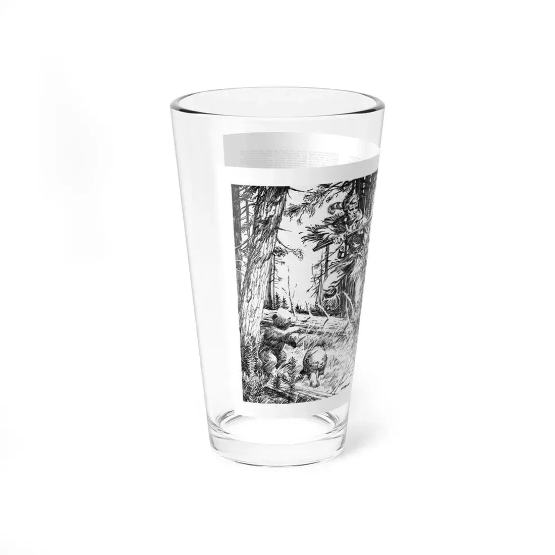 The Forgotten Heroes of Robert E. Howard, Mediascene No. 15-1975 (Magazine Illustration) Pint Glass 16oz - Go Mug Yourself