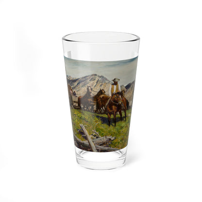 The Formidable Sierra, 1969 (Magazine Illustration) Pint Glass 16oz-16oz-Go Mug Yourself