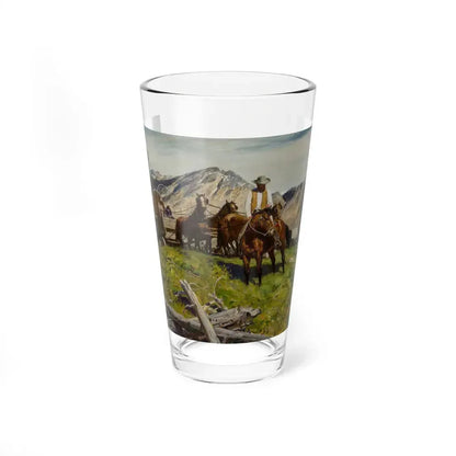 The Formidable Sierra, 1969 (Magazine Illustration) Pint Glass 16oz 16oz - Go Mug Yourself
