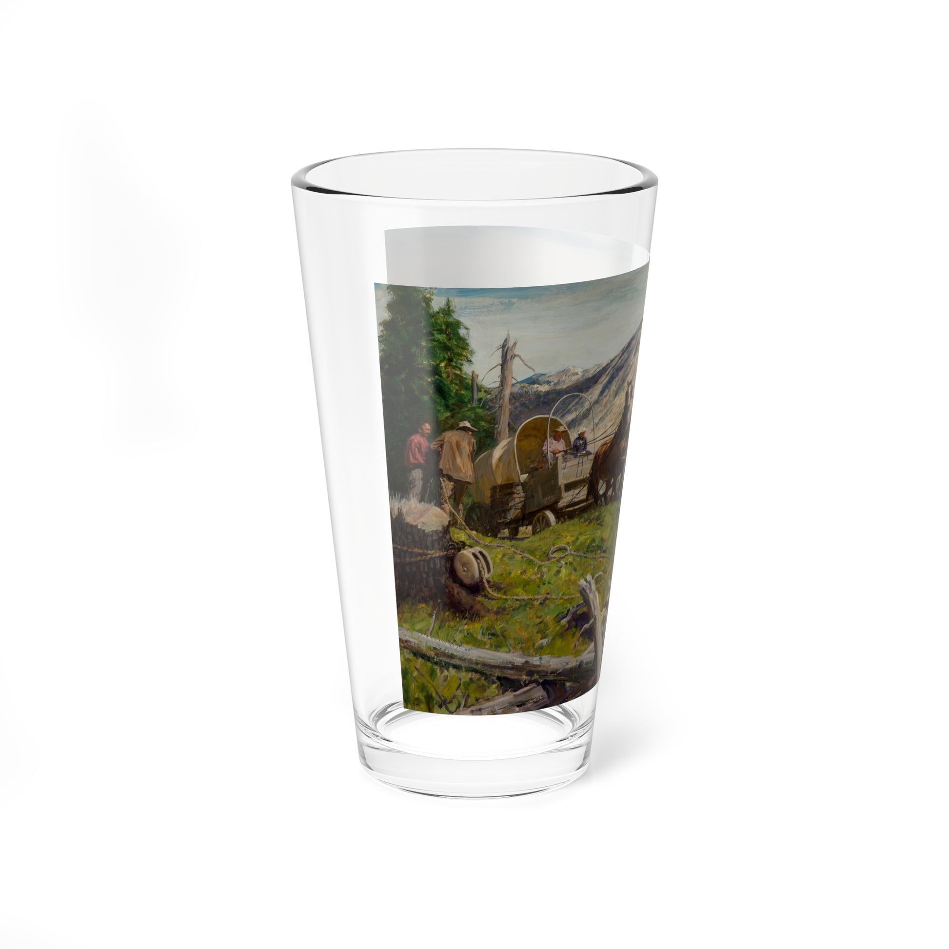 The Formidable Sierra, 1969 (Magazine Illustration) Pint Glass 16oz-Go Mug Yourself