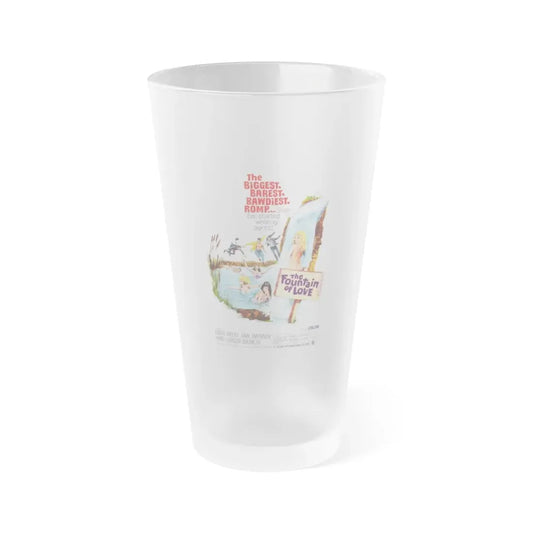 THE FOUNTAIN OF LOVE 1966 Movie Poster - Frosted Pint Glass 16oz 16oz Frosted - Go Mug Yourself