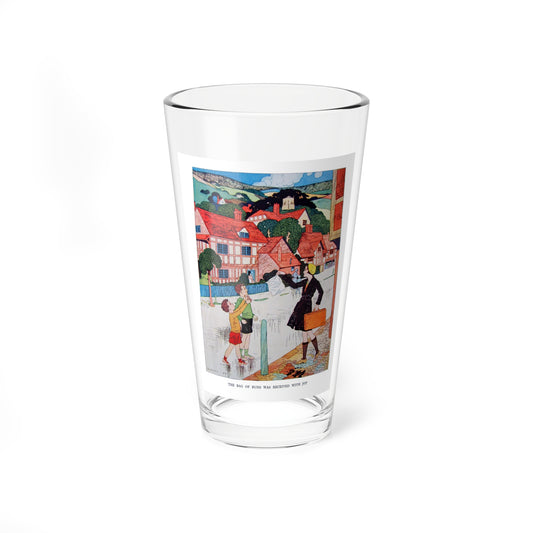 The Four-Leaved Clover and other stories (3) (Magazine Illustration) Pint Glass 16oz-16oz-Go Mug Yourself