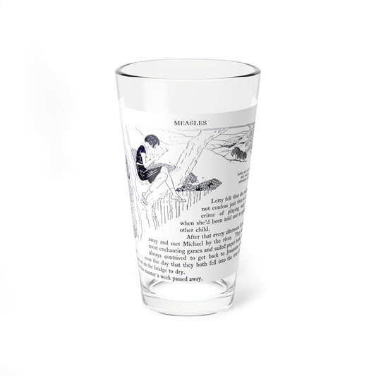 The Four-Leaved Clover and other stories (6) (Magazine Illustration) Pint Glass 16oz-16oz-Go Mug Yourself