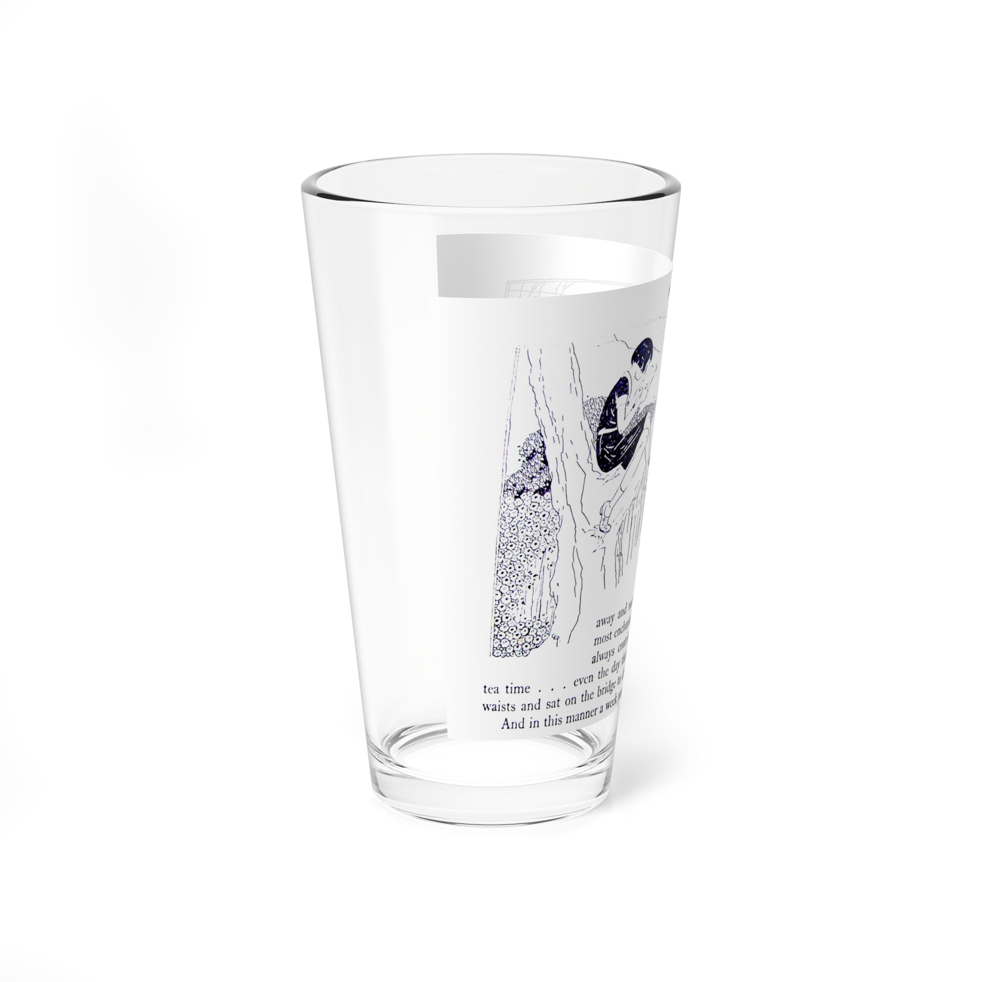 The Four-Leaved Clover and other stories (6) (Magazine Illustration) Pint Glass 16oz-Go Mug Yourself