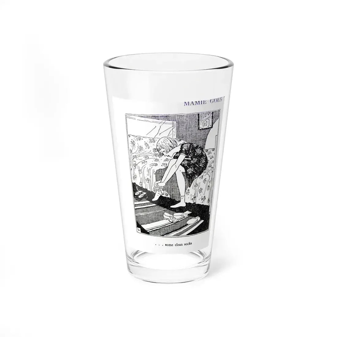The Four-Leaved Clover and other stories (7) (Magazine Illustration) Pint Glass 16oz 16oz - Go Mug Yourself